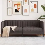Canapea, 2 locuri, maro închis, material textil GartenMobel Dekor