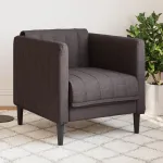 Fotoliu, maro închis, material textil GartenMobel Dekor