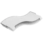 Saltea cu arcuri bonnell, fermitate medie, 80x220 cm GartenMobel Dekor