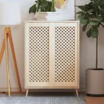 Uși de dulap cu zăbrele 2 buc. 39,5x99 cm, lemn masiv de pin GartenMobel Dekor