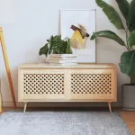 Uși de dulap cu zăbrele 2 buc. 59,5x39,5 cm, lemn masiv de pin GartenMobel Dekor