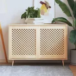 Uși de dulap cu zăbrele 2 buc. 59,5x69 cm, lemn masiv de pin GartenMobel Dekor