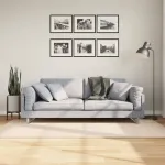 Covor HUARTE, fir scurt, moale și lavabil, bej, 100x200 cm GartenMobel Dekor