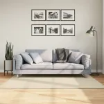 Covor HUARTE, fir scurt, moale și lavabil, crem, 120x170 cm GartenMobel Dekor