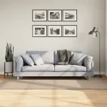 Covor HUARTE, fir scurt, moale și lavabil, nisipiu, 100x200 cm GartenMobel Dekor