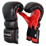 Mănuși de box inSPORTline Punchy pentru antrenament, roșu-negru