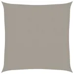 Pânză parasolar, gri deschis, 2x2 m, pătrat, 160 g/m², HDPE GartenMobel Dekor
