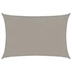 Pânză parasolar gri deschis dreptunghiular 2x2,5m HDPE 160 g/m² GartenMobel Dekor