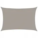 Pânză parasolar gri deschis dreptunghiular 4x5 m HDPE 160 g/m² GartenMobel Dekor