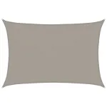 Pânză parasolar gri deschis dreptunghiular 4x6 m HDPE 160 g/m² GartenMobel Dekor