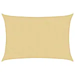 Parasolar, nisipiu, 5x4 m, 100% poliester Oxford GartenMobel Dekor
