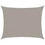 Pânză parasolar, gri deschis dreptunghiular 6x8 m HDPE 160 g/m² GartenMobel Dekor