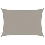 Pânză parasolar gri deschis dreptunghiular 5x6 m HDPE 160 g/m² GartenMobel Dekor