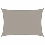 Pânză parasolar gri deschis dreptunghiular 5x7 m HDPE 160 g/m² GartenMobel Dekor