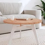 Blat de masă rotund, Ø70x2,5 cm, lemn masiv de fag GartenMobel Dekor