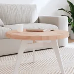 Blat de masă rotund, Ø70x4 cm, lemn masiv de fag GartenMobel Dekor