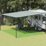 Covor pentru cort, verde deschis, 400x500 cm, HDPE GartenMobel Dekor