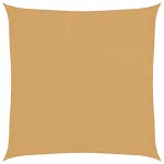 Pânză parasolar, nisipiu, 3,6x3,6 m, HDPE, 160 g/m², pătrat GartenMobel Dekor