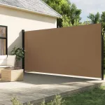 Copertina laterală retractabilă, gri taupe, 220x500 cm GartenMobel Dekor
