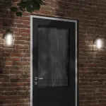 Corpuri de iluminat exterior de perete 2 buc argintiu oțel inox GartenMobel Dekor