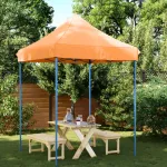 Cort de petrecere pliabil Pop-Up, portocaliu, 200x200x306 cm GartenMobel Dekor