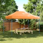 Cort de petrecere pliabil Pop-Up, portocaliu, 440x292x315 cm GartenMobel Dekor