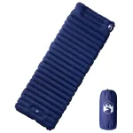 Saltea de camping auto-gonflabilă cu pernă 1 persoană bleumarin GartenMobel Dekor
