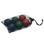Set mingi de bocce 8 piese geantă de transport lemn masiv pin GartenMobel Dekor