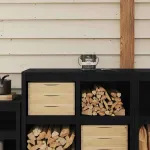 Vopsea pentru lemn Negru 2,5 L Print pe perete GartenMobel Dekor