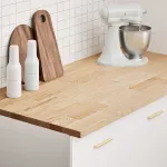 Blat de bucătărie Lemn masiv de stejar dreptunghiular GartenMobel Dekor