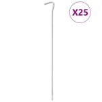 Țăruși de cort, 25 buc., 30 cm, Ø7 mm, oțel galvanizat GartenMobel Dekor