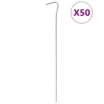 Țăruși de cort, 50 buc., 23 cm, Ø3 mm, oțel galvanizat GartenMobel Dekor