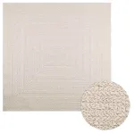 Covor „ZIZUR” crem aspect iută pentru interior și exterior GartenMobel Dekor