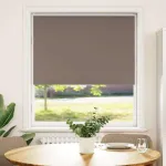 Jaluzea cu role opace cafea 100x175 cm lățime țesătură 95,7 cm GartenMobel Dekor