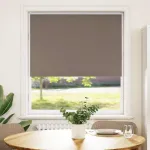 Jaluzea cu role opace cafea 110x130 cm lățime material 105,7 cm GartenMobel Dekor