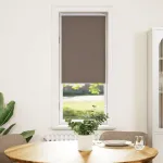 Jaluzea cu role opace cafea 60x150 cm lățime țesătură 55,7 cm GartenMobel Dekor