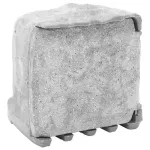 Priză de exterior cu țăruș și 4 căi, gri aspect piatră GartenMobel Dekor
