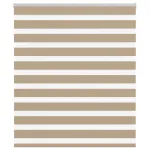 Jaluzea tip zebra 135x150 cm lățime țesătură 130,9 cm poliester GartenMobel Dekor