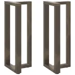 Picioare de masă de bar în formă de T, 2 buc., negru, 50x35x(100-101) cm, oțel GartenMobel Dekor