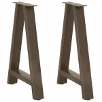 Picioare de masă în formă de A, 2 buc., 50x(72-73) cm, oțel GartenMobel Dekor