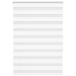 Jaluzea tip zebra alb lățime țesătură 100,9 cm poliester GartenMobel Dekor