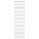 Jaluzea tip zebra alb lățime țesătură 35,9 cm poliester GartenMobel Dekor