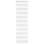 Jaluzea tip zebra alb lățime țesătură 45,9 cm poliester GartenMobel Dekor