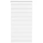 Jaluzea tip zebra alb lățime țesătură 70,9 cm poliester GartenMobel Dekor