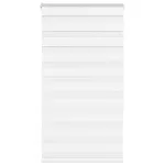 Jaluzea tip zebra alb lățime țesătură 85,9 cm poliester GartenMobel Dekor