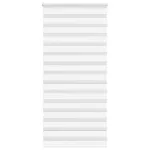 Jaluzea tip zebra alb lățime țesătură 100,9 cm poliester GartenMobel Dekor