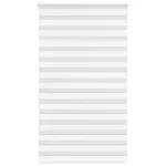 Jaluzea tip zebra alb lățime țesătură 115,9 cm poliester GartenMobel Dekor