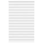 Jaluzea tip zebra alb lățime țesătură 145,9 cm poliester GartenMobel Dekor