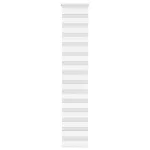 Jaluzea tip zebra alb lățime țesătură 35,9 cm poliester GartenMobel Dekor