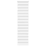 Jaluzea tip zebra alb lățime țesătură 55,9 cm poliester GartenMobel Dekor